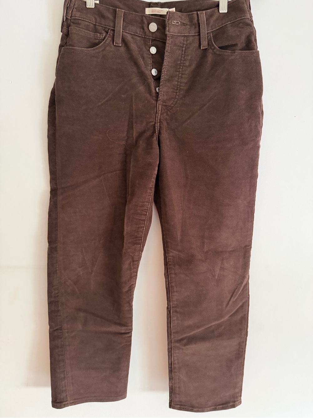 Levi's Brown Women's Corduroy Jeans - Wedge Straight